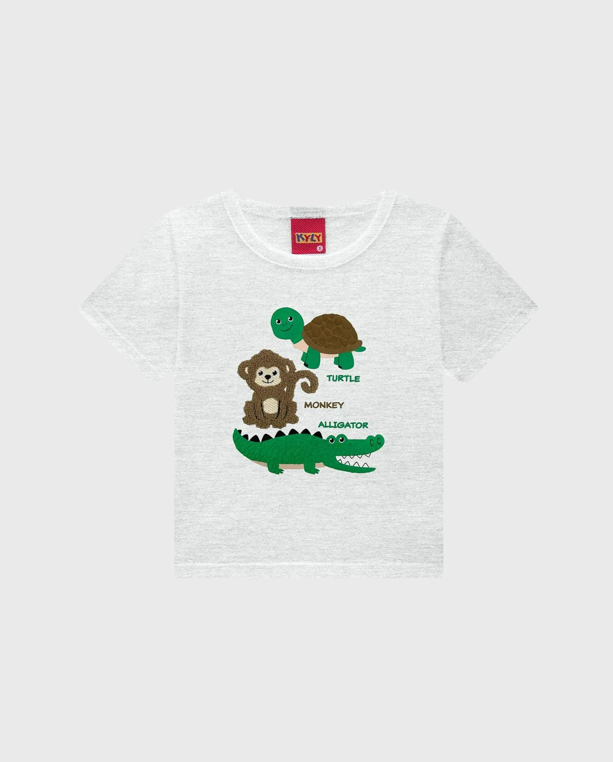 Conjunto Bermuda Detalle Mono Verde Kyly camiseta