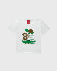 Conjunto Bermuda Detalle Mono Verde Kyly camiseta