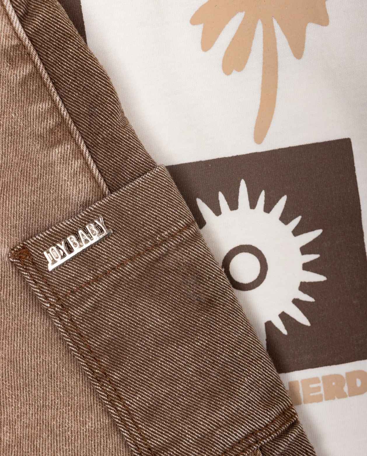 Conjunto Bermuda Estampado Palmeras Travesuras