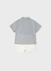 Conjunto Bermuda y Camisa Rayas Mayoral diseño