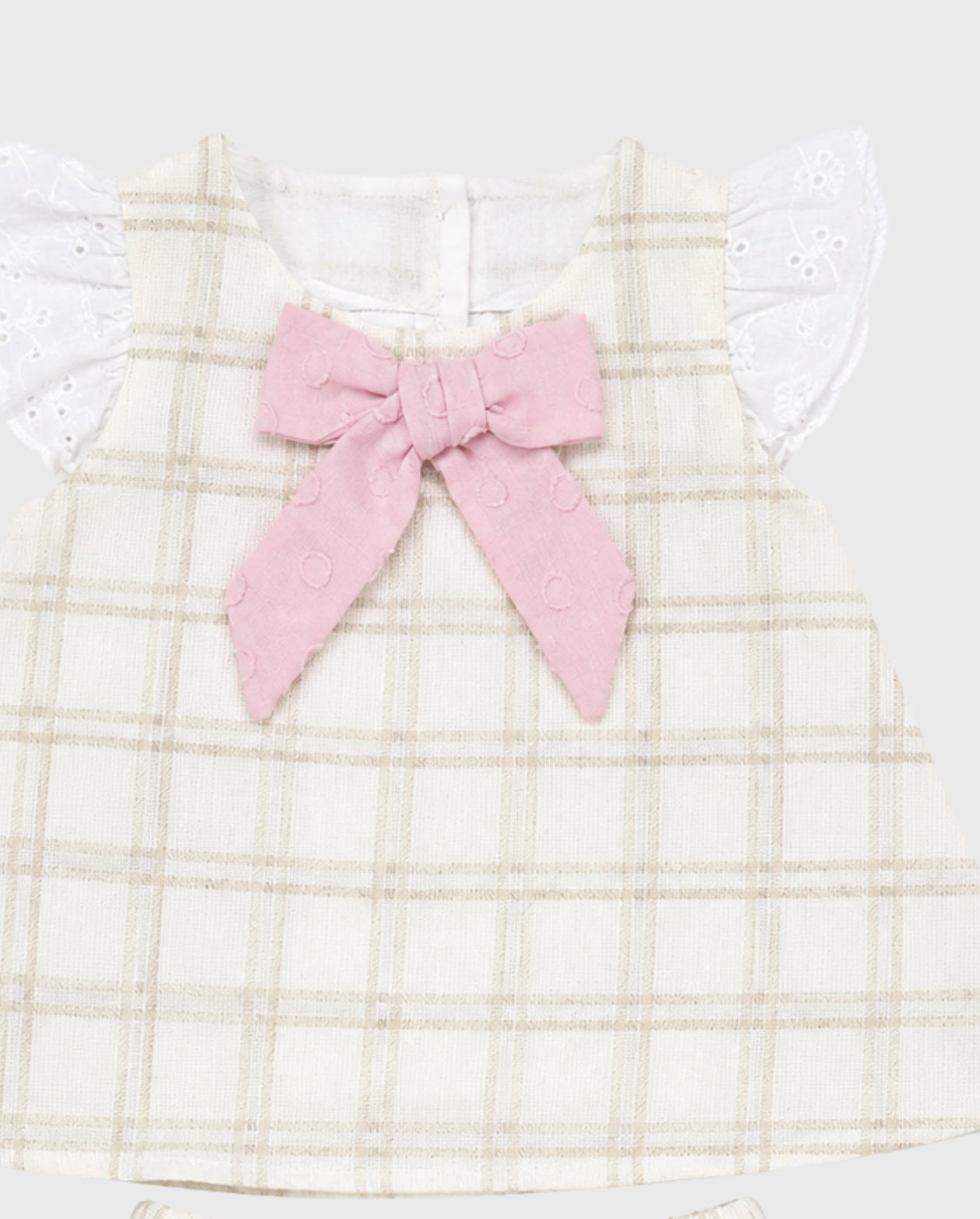 Conjunto Blusa Rayas Detalle Ojalillo detalle