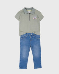 Conjunto Camiseta Mono Cool Verde