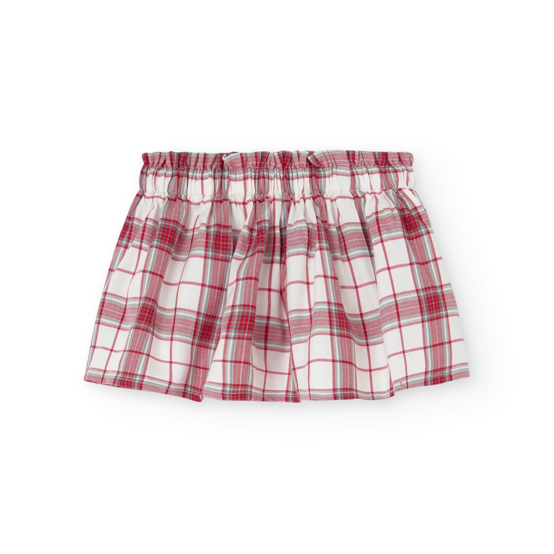 Conjunto Falda Cuadros Boboli estilo