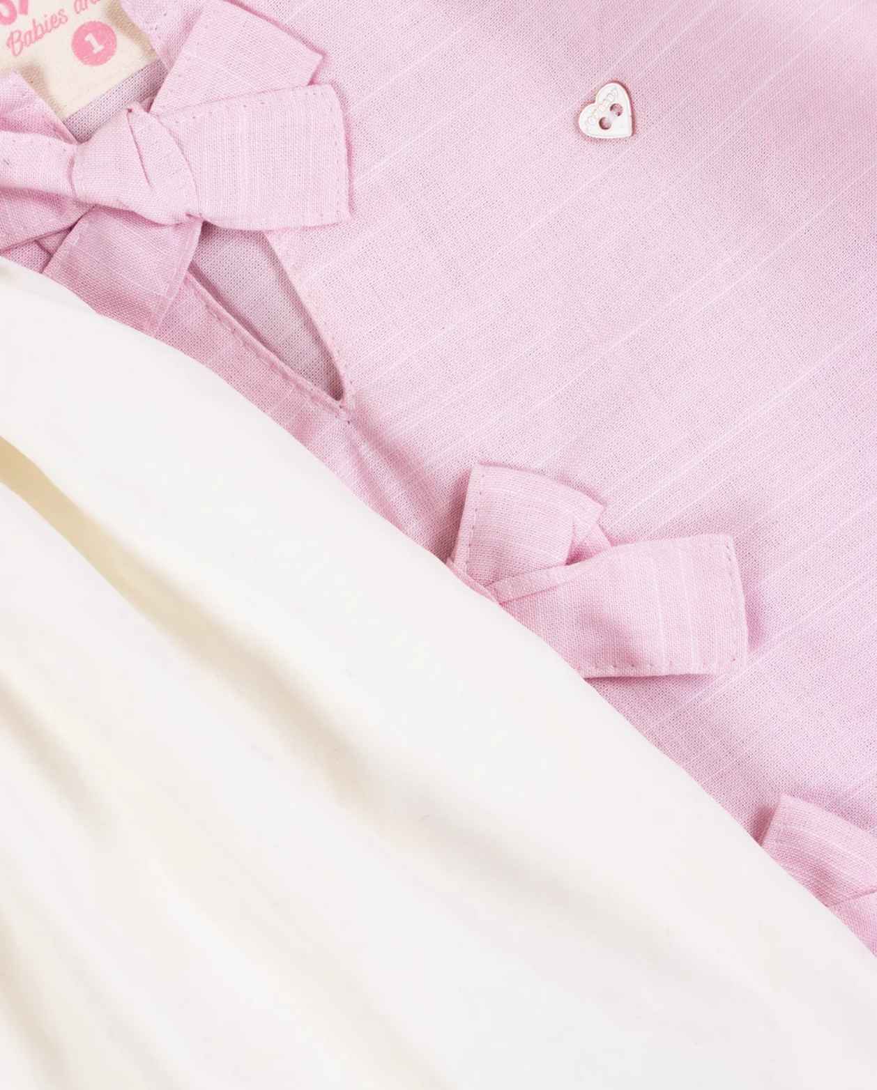 Conjunto Falda y Blusa Lazo Textura