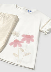 Conjunto Leggings Dorado Mayoral detalle