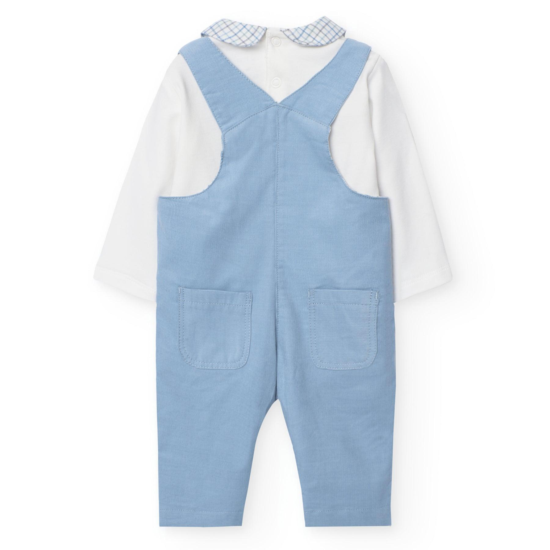 Conjunto Overol Cuello Azul Boboli diseño