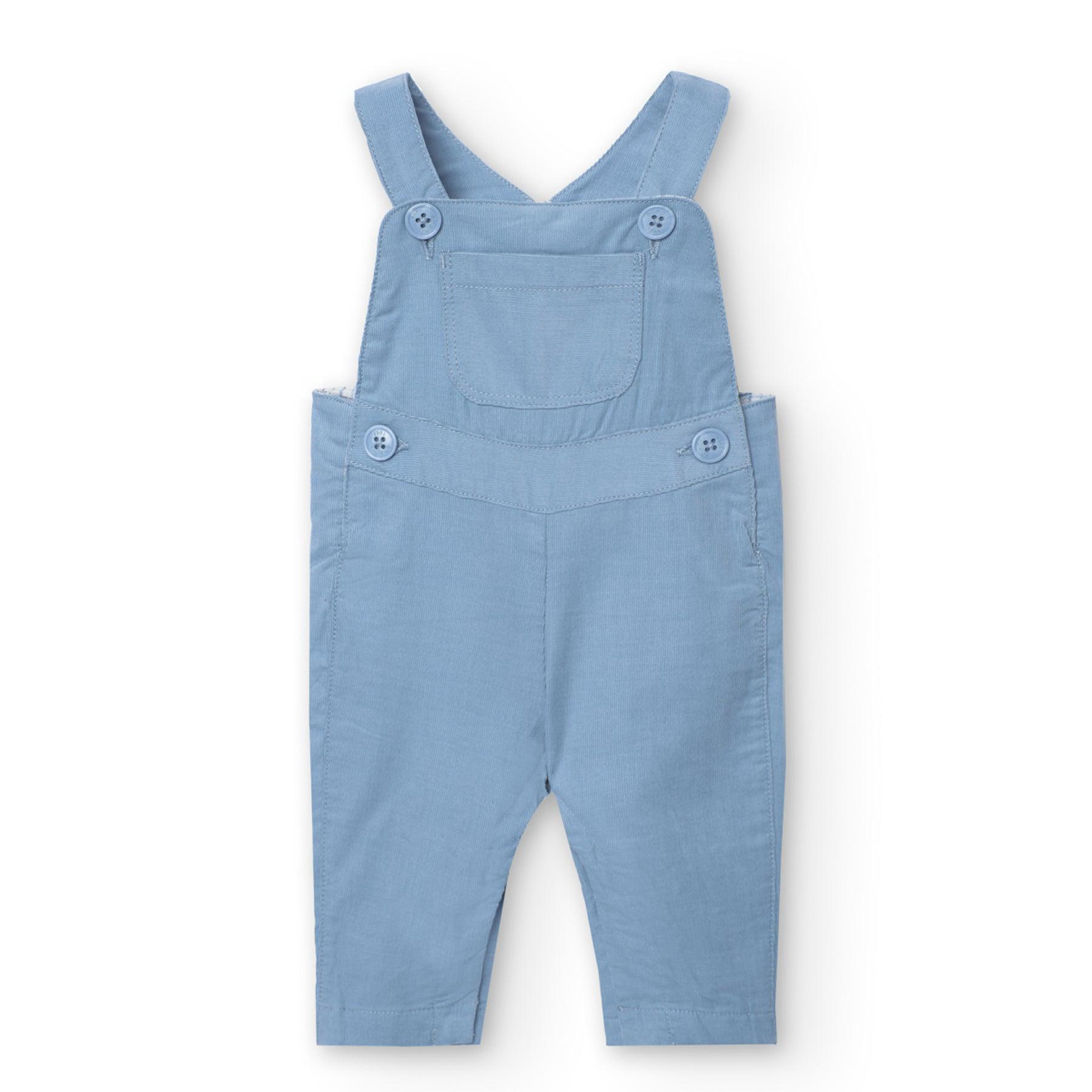 Conjunto Overol Cuello Azul Boboli estilo