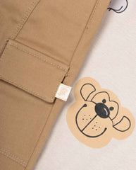 Conjunto Pantalón Estampado Animales Cafe 