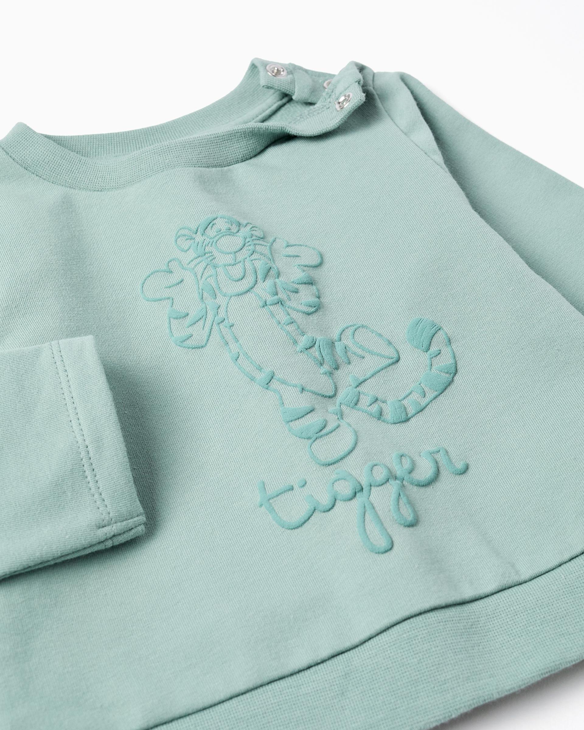 Conjunto Pantalón Rayas Tigger Verde Zippy detalle