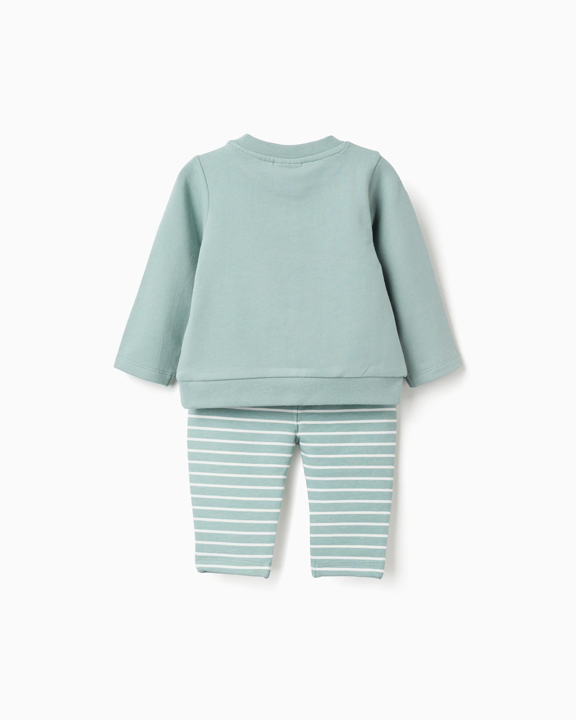 Conjunto Pantalón Rayas Tigger Verde Zippy diseño