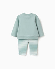 Conjunto Pantalón Rayas Tigger Verde Zippy diseño