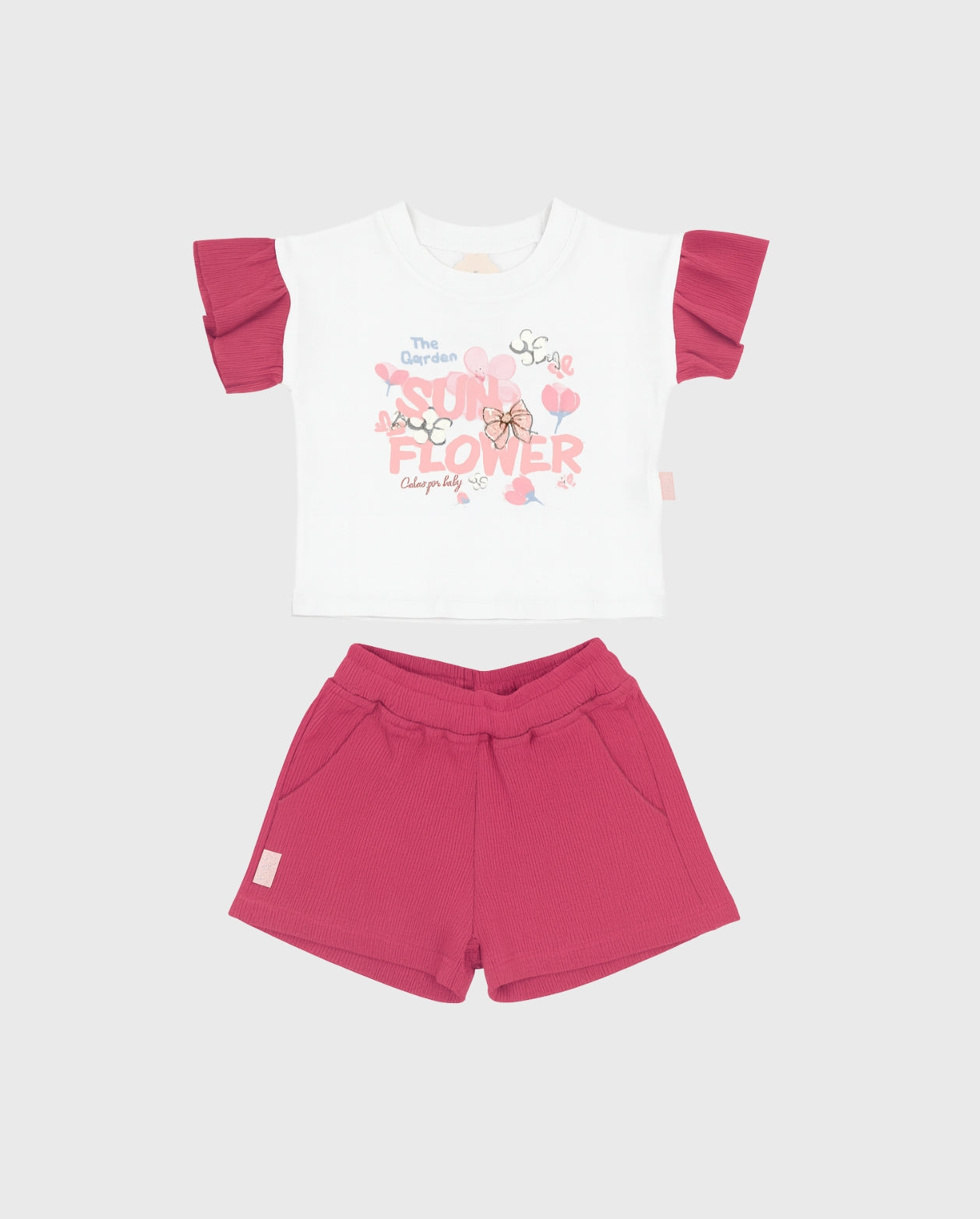 Conjunto Short Estampado Flowers Surtido