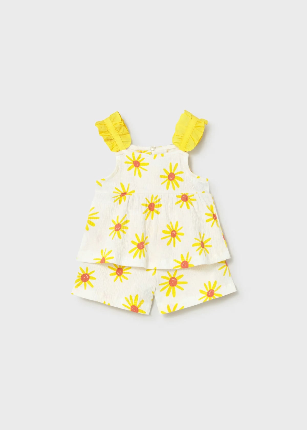 Conjunto Short y Blusa Tirantes Amarillo Mayoral