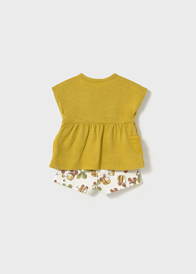 Conjunto Shorts Abeja Mayoral diseño