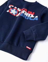 Conjunto Sudadera Capitan America Zippy detalle