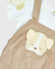 Conjuto Body Estampado Dog Detalle