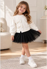 Conjunto Falda Tul Negro Modelo