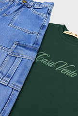 Conjunto Pantalon Cargo Verde Modelo