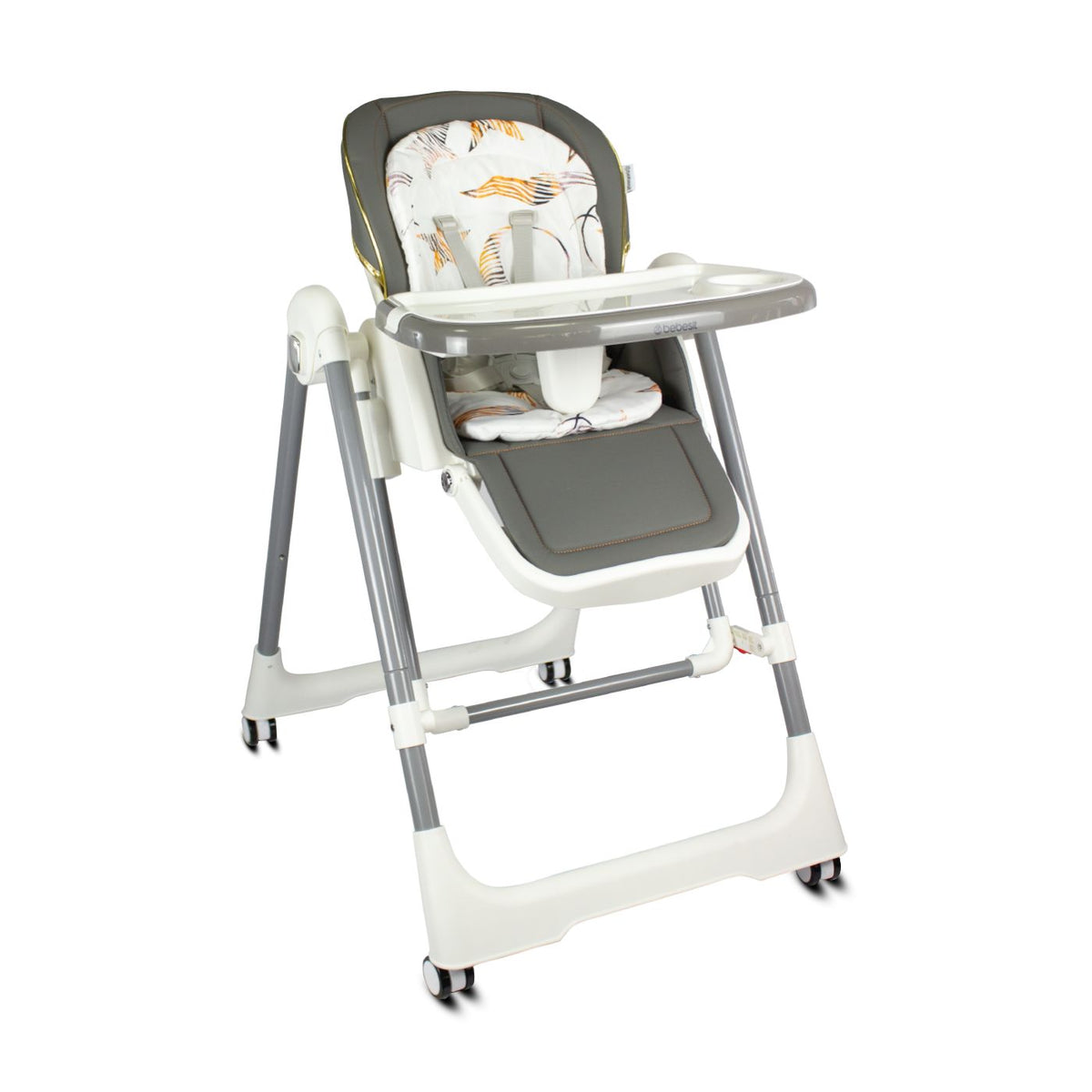 Silla Comedor Nido 2 en 1 Bebesit Gris