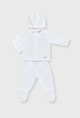 Primer Dia Saco Tricot Blanco 