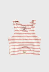 Blusa Crop Top Rayas Palorosa