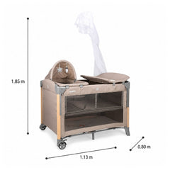 Corral Colecho Baby Bed Beige Kidilo medidas