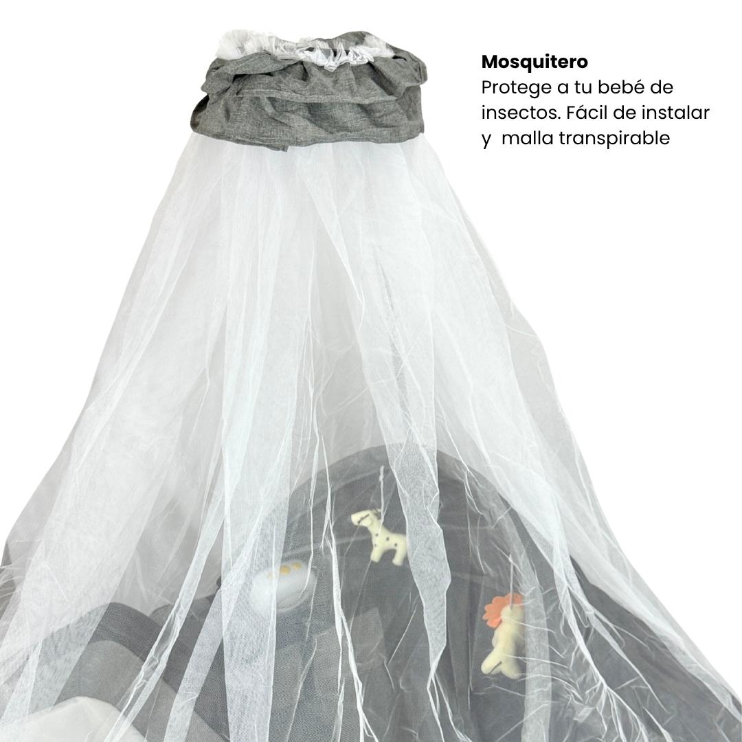 Corral Colecho Maxibaby Silver Gris Mosquitero