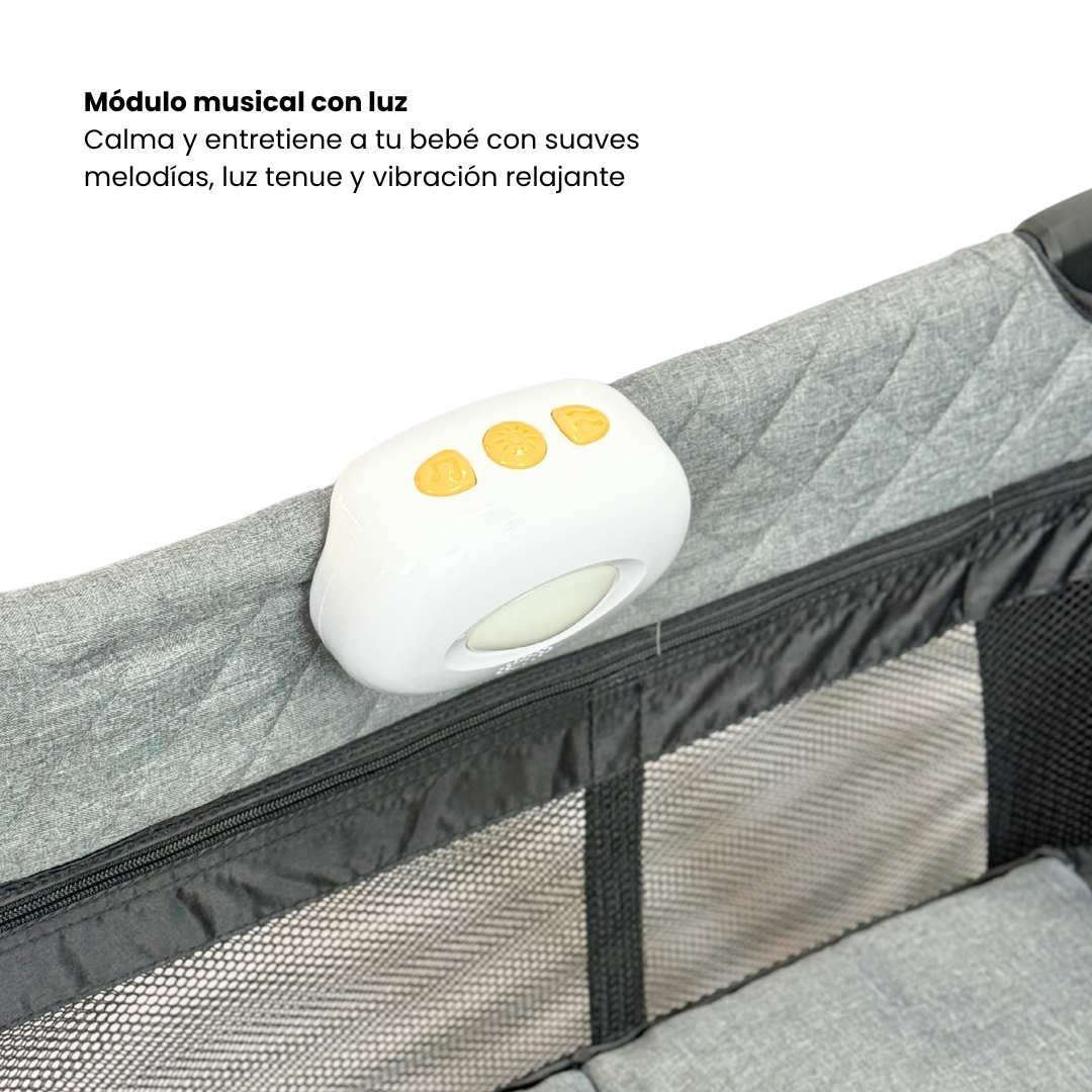 Corral Colecho Maxibaby Silver Gris Bebes