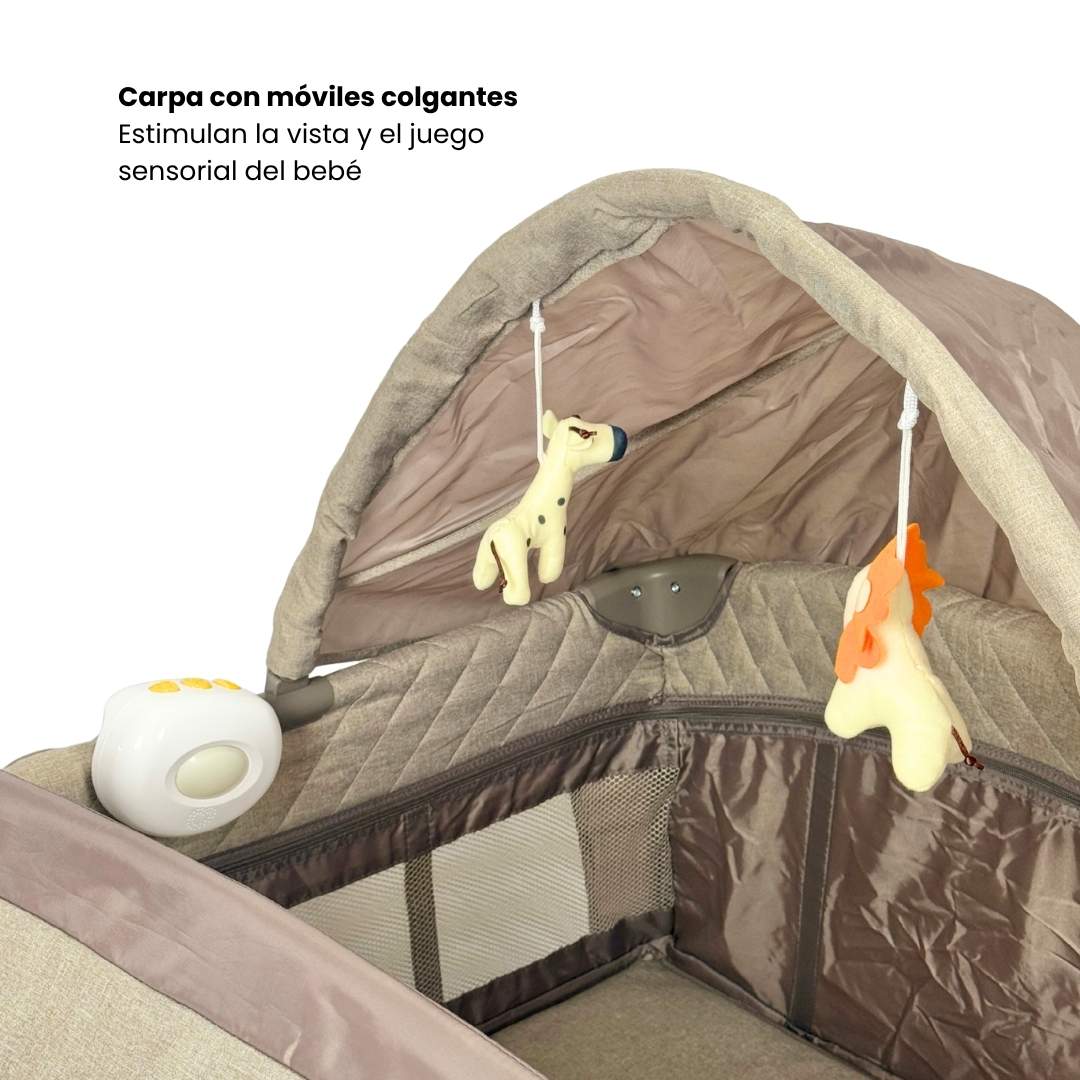 Corral Colecho Maxibaby Silver Beige Detalle