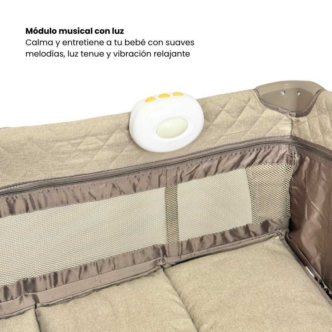 Corral Colecho Maxibaby Silver Beige Musical