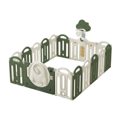 Corral De Juegos Paneles Happy Zone Plus Verde Evezo