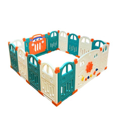Corral de Juego Paneles Carro Naranja