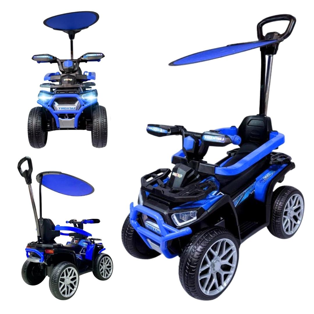 Cuatrimoto Con Capota Mega Car Azul