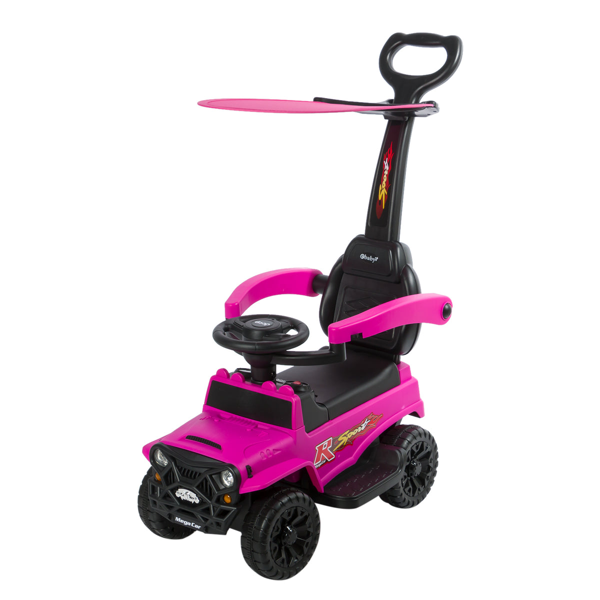 Cuatrimoto Montable Buggy Unicolor Rosa Ebaby