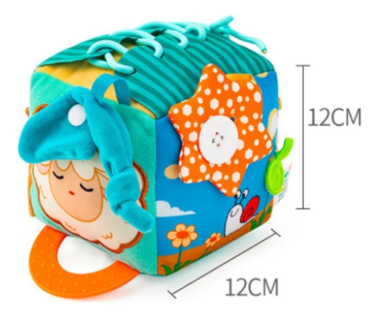 Cubo Estimulación Texturas medidas