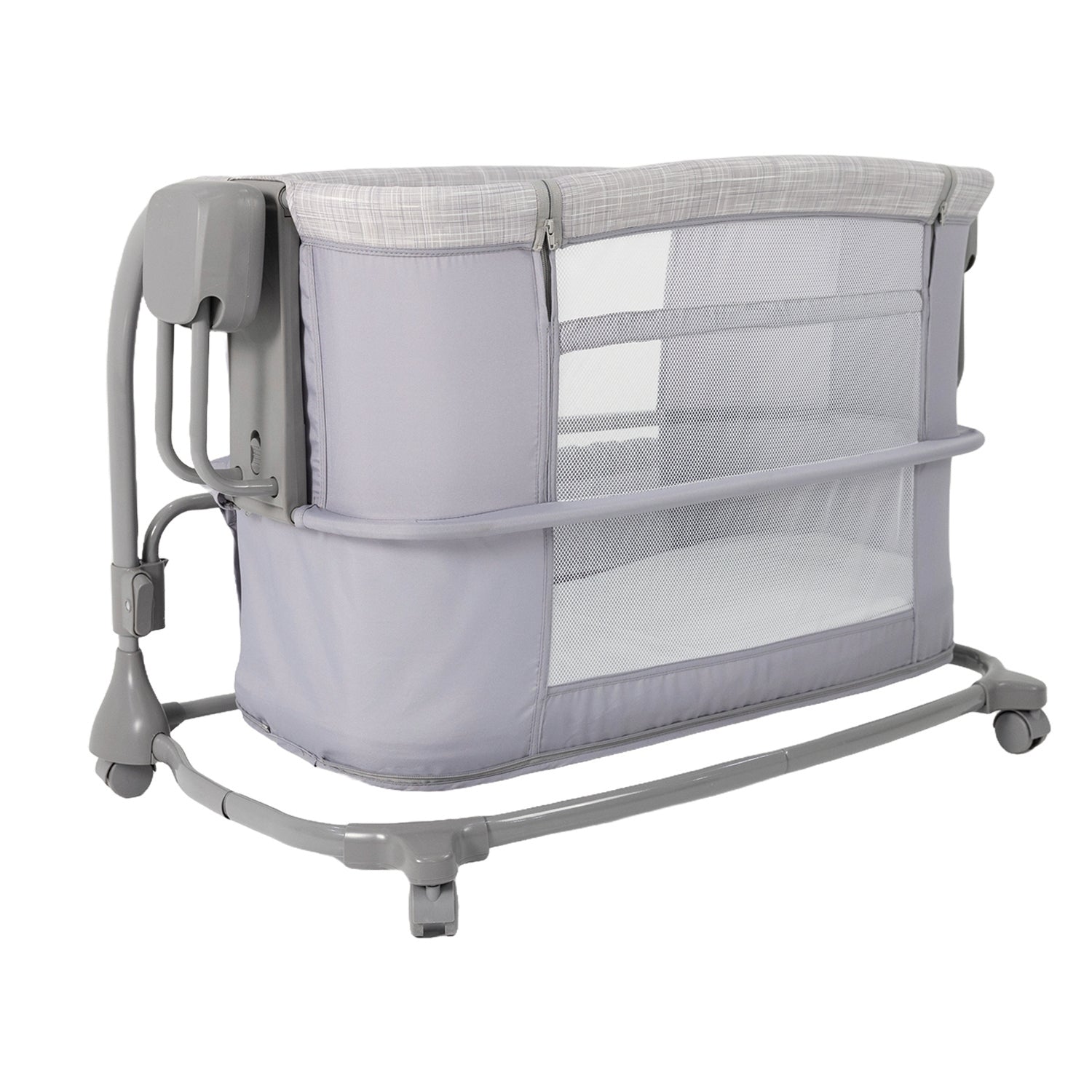 Cuna Colecho 3 en 1 Gris Priori nivel