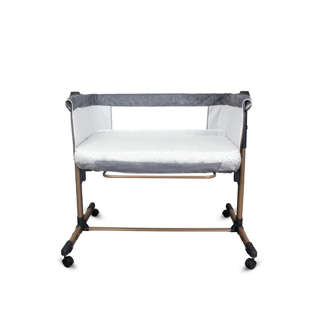 Cuna Colecho Side by Side Golden Gris Bebesit