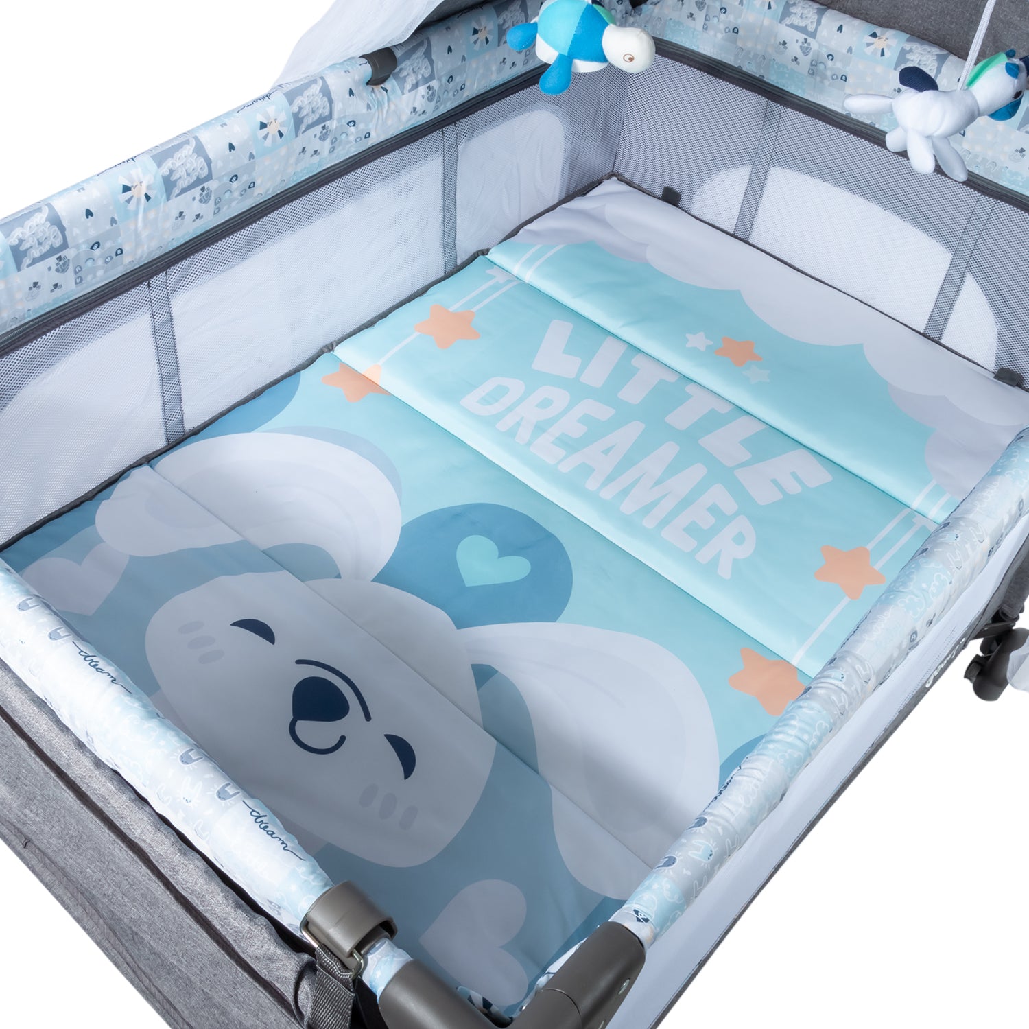 Cuna Corral Colecho Dacora Azul Ebaby