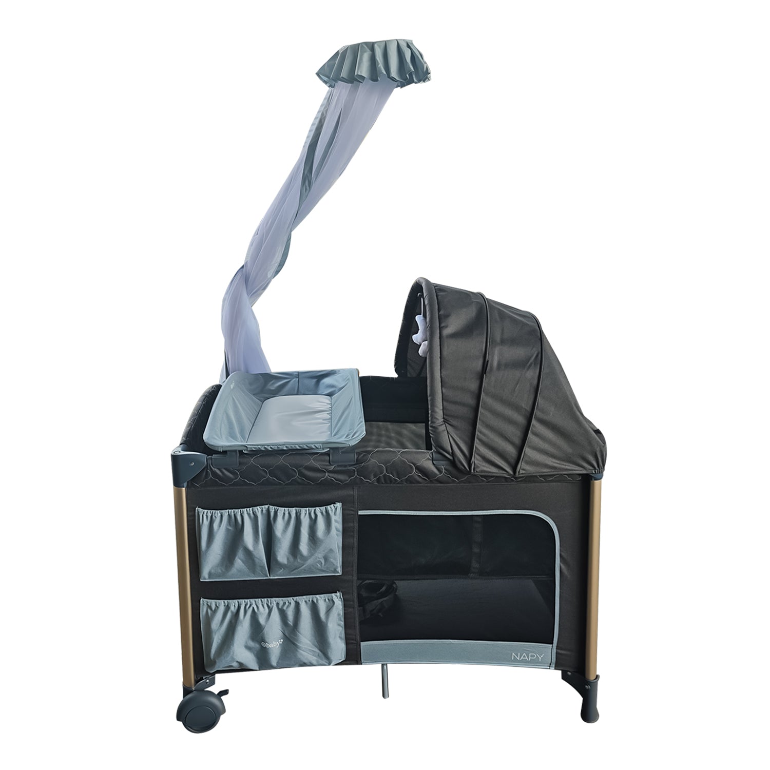 Cuna Corral Colecho De Lujo Noir Ebaby®