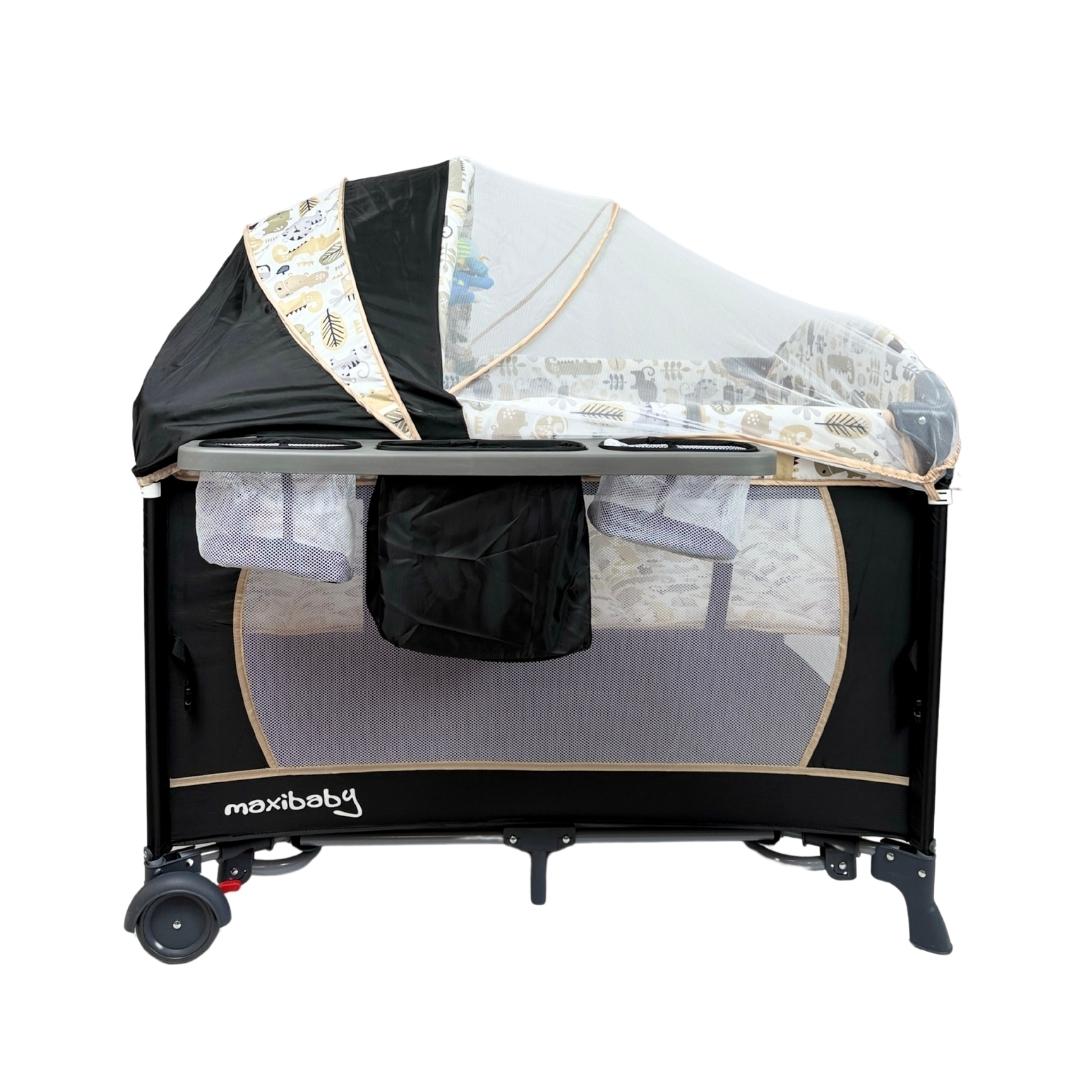 Cuna Corral Colecho Smart Maxibaby Estampado Negro