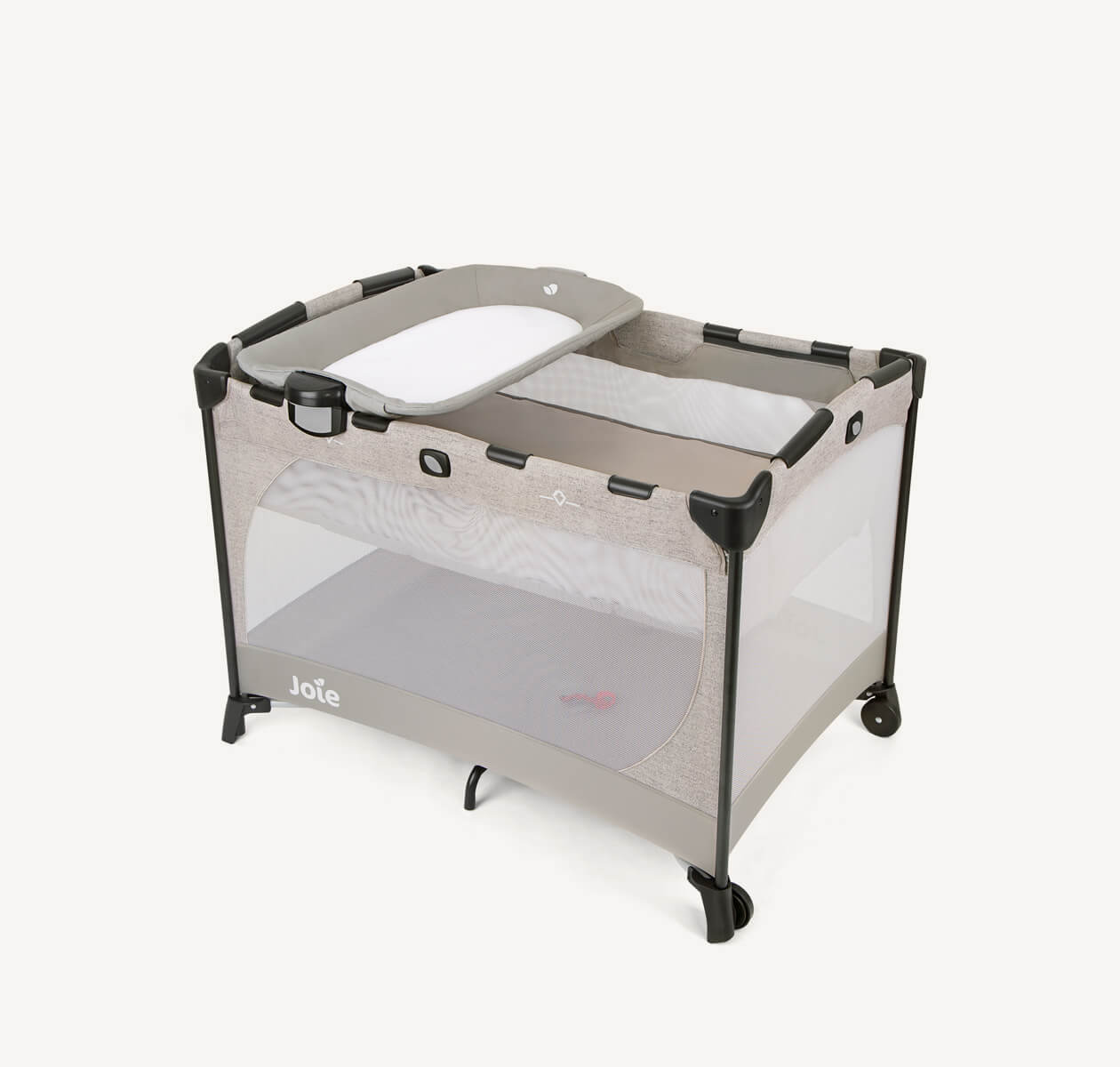 Cuna Corral Con Cambiador Beige Joie detalles
