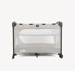 Cuna Corral Con Cambiador Beige Joie frontal