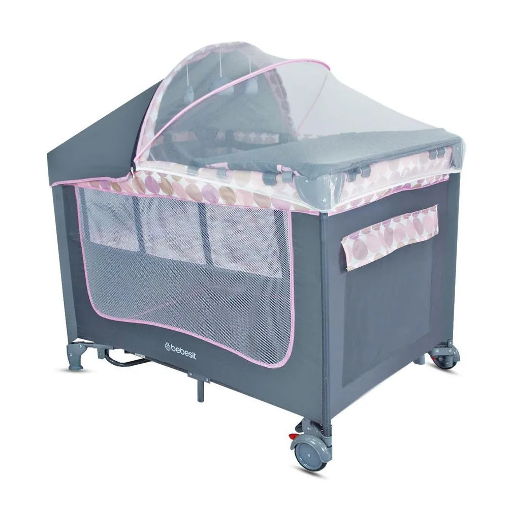Cuna Corral Magic Rosa Bebesit