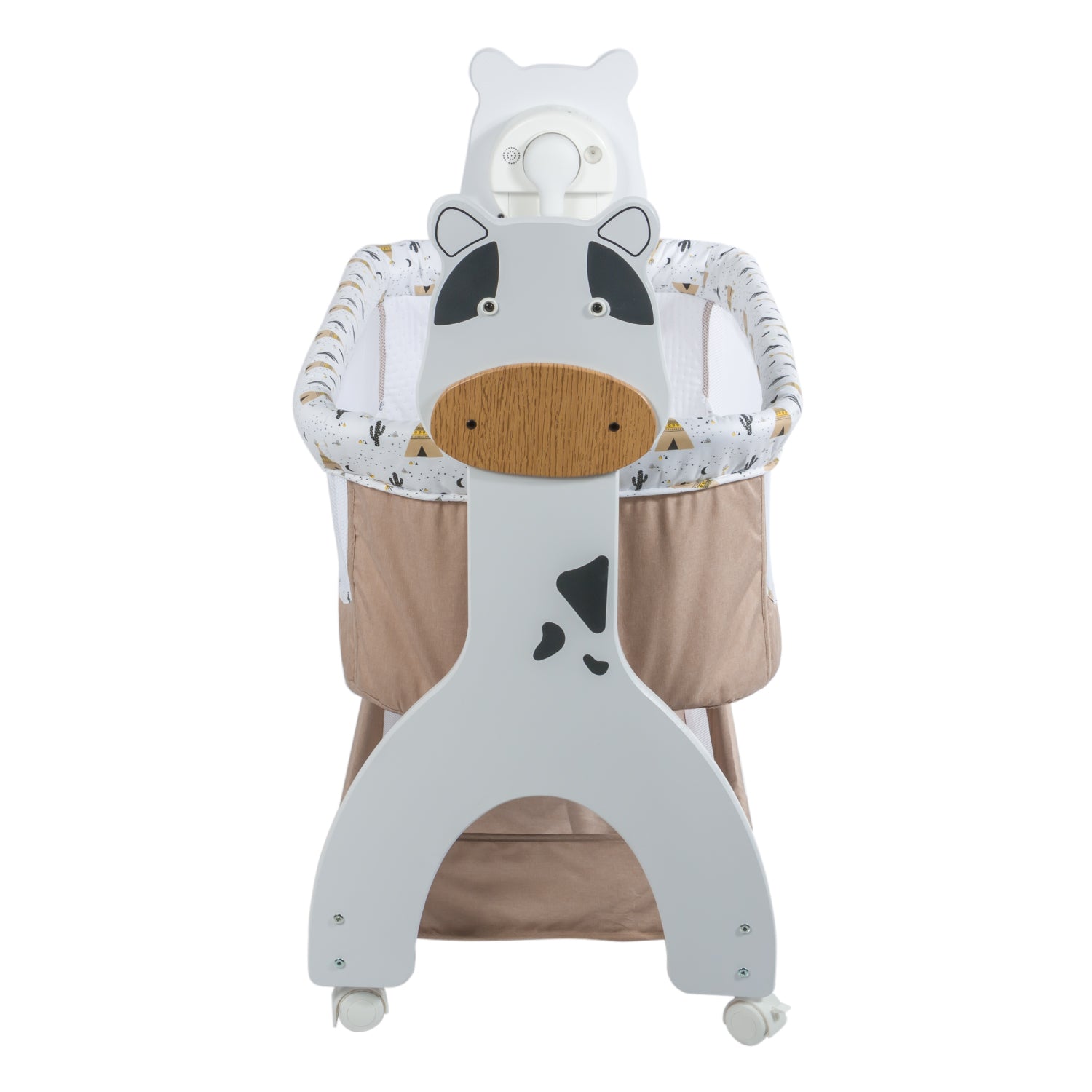 Cuna Mecedora Aura Beige Ebaby