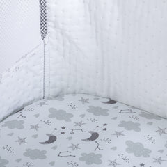 Cuna Mecedora Aura Gris Ebaby