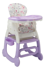 Silla Comedor 4 en 1 Escritorio Lila