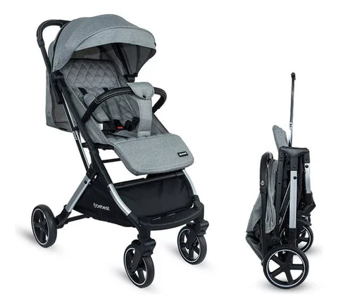 Coche Maleta Pixel Premium Gris Bebesit