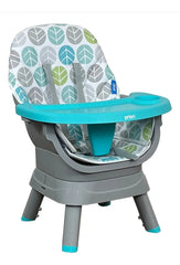 Silla comedor Azul Yae para bebé multifuncional 12 en 1, bandeja desmontable, cinturón de seguridad en 5 puntos, con juguetes didácticos, giro 360° de la silla - Priori