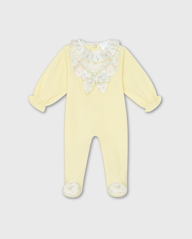 Pijama Detalle Moño Amarillo Deolinda