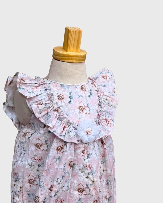 Pelele Estampado Floral Rosa Deolinda Pink